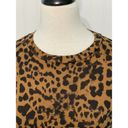 n:philanthropy  Jigsaw BFF T-Shirt Leopard Animal Print Brown Black XS Photo 9