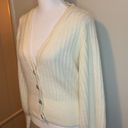 Intermix  Ella Jewel Cardigan Wool Ivory 
Sweater Size Small Photo 4