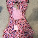 Hello Molly Pink Floral Mini Dress Photo 1