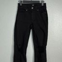 New York & Co. NWT Curvy Sculpting Stretch Skinny Jeans Black Distressed Size 0 Photo 5