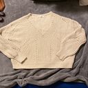 moon&madison NWOT cream cropped sweater Photo 1