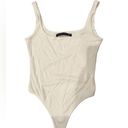 Naked Wardrobe  Tank Bodysuit White Photo 0