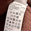 ALLSAINTS NEW With Tag All Saints Lou Uno Jumper Stripe Colorblock Crewneck Fuzzy Sweater Photo 10