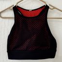 Lululemon  Get Your Peek On Bra Deep Phantom Red Orange Sports Bra 10 Photo 1