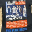 One Direction  Midnight Memories Concert T-shirt size small Photo 1