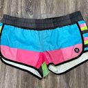 Hurley Women's Shorts  Color Block Athletic 2" Low Rise Swim Shorts Photo 0