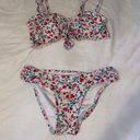 Target White Floral Bikini Set Photo 0