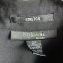 Style & Co Black Short Sleeve Button Down Blouse Size 2X  WOMAN EUC #0955 Photo 1