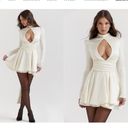 House Of CB  Aryana Ivory Bow Mini Dress NWOT size XS Photo 11