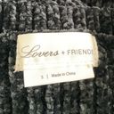 Lovers + Friends  Black Cropped Parkwood Sweater Bell Sleeves Bow Tie Detail S Photo 7