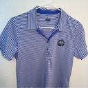 EP Pro  Golf Polo Shirt Blue White Stripes Photo 2