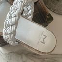 Marc Fisher  Jaimee Espadrille Slide Sandals in White Photo 9