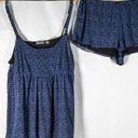 Apt. 9 Navy and Medium Blue Printed Babydoll Tank and Short Sleep Lounge Set Size Large Photo 5