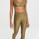 We Wore What NWOT  Active Chain High Rise Leggings NO CHAIN BELT Olive Green Photo 1