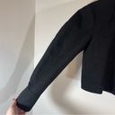 ZARA NWT  Dark Gray Women's Cropped Blazer Jacket Size Small Photo 6