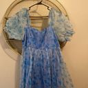 These Three Boutique Blue Organza dress Photo 2