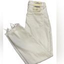 L'Agence L’AGENCE High Rise cropped Slim White Denim Size 24 Photo 6