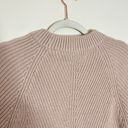 ALLSAINTS Sylvie Wool Cashmere Knit Crewneck Side Slit Sweater Beige Pink Photo 7