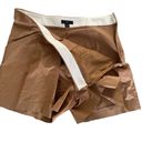 J.Crew  Skort Khaki Sz 8 Cotton Blend 4" Inseam Women's Front Packets NWOT N23 Photo 3