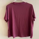 Adidas Maroon Athletic T-Shirt Photo 3