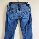 Hudson Jeans Hudson Womens Flap Beth Flare Jeans W176DHK Size‎ 27 ELT Low Rise Blue Photo 3