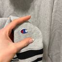 Champion  Reverse Weave Grey & Black Sweatshirt Hoodie Photo 3