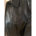 Moda  International leather jacket black size medium Photo 1