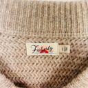 Faherty Mulino Wool Cashmere Button Knit Sweater in Quinoa L Photo 9