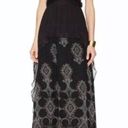 Free People HTF  Maxi Dress 6 NWT Belladonna Black Dark Academia Etherial Lolita Photo 7