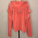 Adidas  Originals Bellista stretch velour ruffled pullover hoodie XL Photo 6