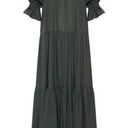 NWT Daughter's of India Sahana Gown in Emerald Green Cotton Maxi Dress L Size L Photo 0