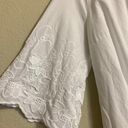 Isabel Maternity Maternity Dress Embroidered White Cotton Size Small Photo 6