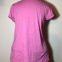 Xersion I’M SO PINK v-neck foil Print athletic shirt top pink cancer awareness Photo 2