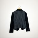 Houndstooth Black Laundry Shelli Segal  Stretch Blazer Size 8 EUC Photo 1