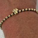 BaubleBar  Disney X Minnie Mouse Bracelet - Black & Gold Beads Stackable Reversib Photo 3