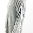 AB Studio  Embellished Heather Gray Long Sleeve Tee Photo 2