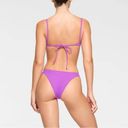 SKIMS NWT  Micro scoop bikini top Violet small Photo 7