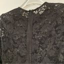 L'Agence  Top XS Black Lace Sheer Fitted Whimsigoth Goth Grunge Romantic Feminine Photo 5