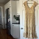 AUGUSTE Olsen Bella Maxi Dress Size 6 Yellow Photo 1