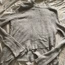 Free People Grey  Crossed Sweater Photo 0