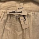 Madewell  Lightestspun Cover Up Maxi Shirtdress NWT XS Cream Featherweight Relax Photo 4