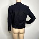 Michael Kors  Tweed Denim Moto Biker Jacket Photo 2