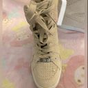 Coach Alexis Suede beige hightop sneakers (NEW) 8.5-9 Photo 4