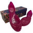 Stuart Weitzman Jealous  Jelly d'Orsay Flat - Raspberry - 38 Photo 2