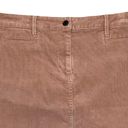 Talbots  Womens Corduroy Skirt Size 10 Tan Stretch Cotton Blend 32" Waist Photo 1