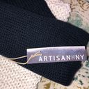 Artisan NY  navy blue fringe sweater cardigan NWT Photo 4