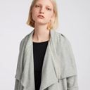 ALLSAINTS  Mila Dahlia Sweatshirt Grey Zipper Oversized Cardigan XS Photo 6