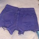 Free People Movement Free People Purple Jean Shorts Photo 7