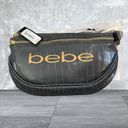 Bebe NWT  Faux Leather Crocodile Print Fanny Pack/Crossbody Gray Gold DD13 Photo 1