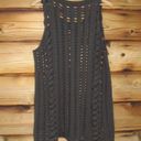 All Saints Brown Open Knit Top Tunic Photo 4